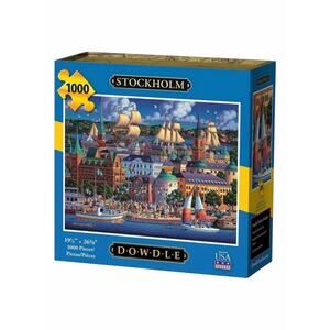 Dowdle Stockholm 1000 Piece Puzzle EUC